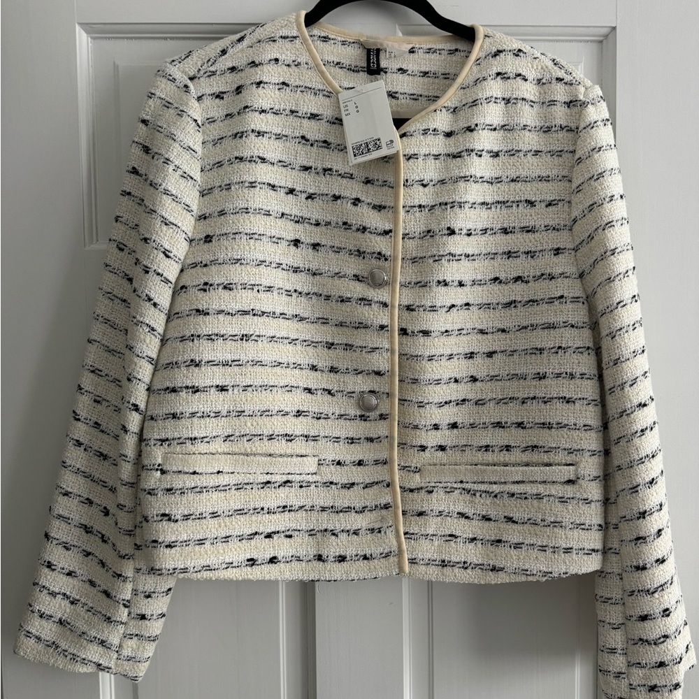 H&M Textured Weave Jacket